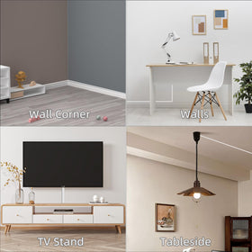 Kayleinster modern cord hider blends with decor while concealing cables