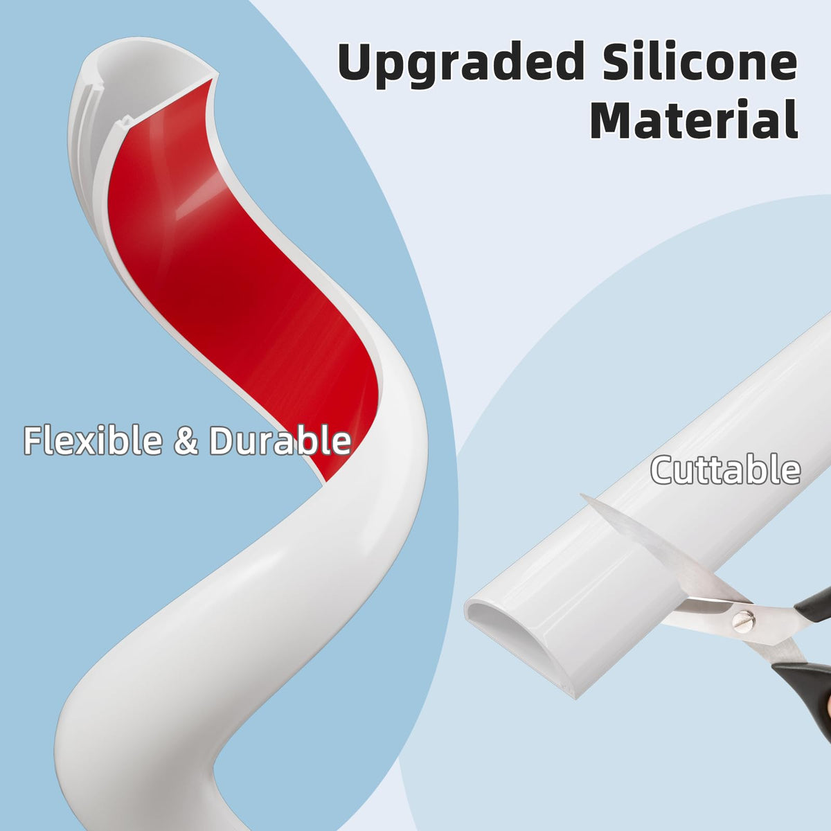 Kayleinster safe and neat cord concealer reduces visible clutter around desks