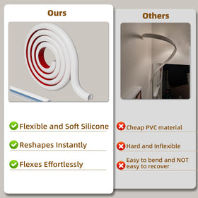 KAYLEINSTER snap-on cord cover makes adding or removing cables quick and clean.