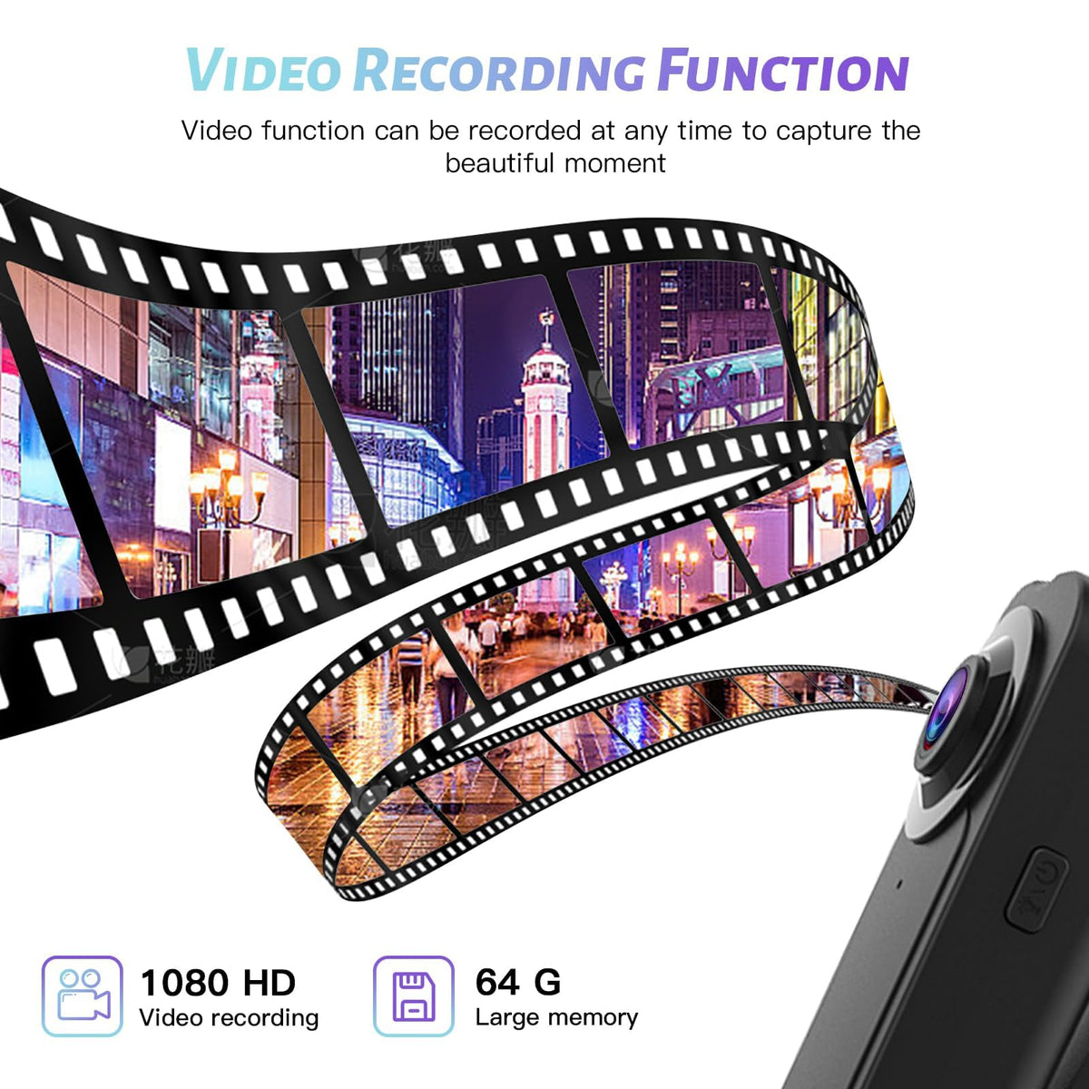 kaysunlink A18 clipped to a jacket demonstrating wearable hands‑free recording