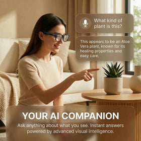 KAYZY photochromic lenses adapt indoors and outdoors for comfortable viewing.