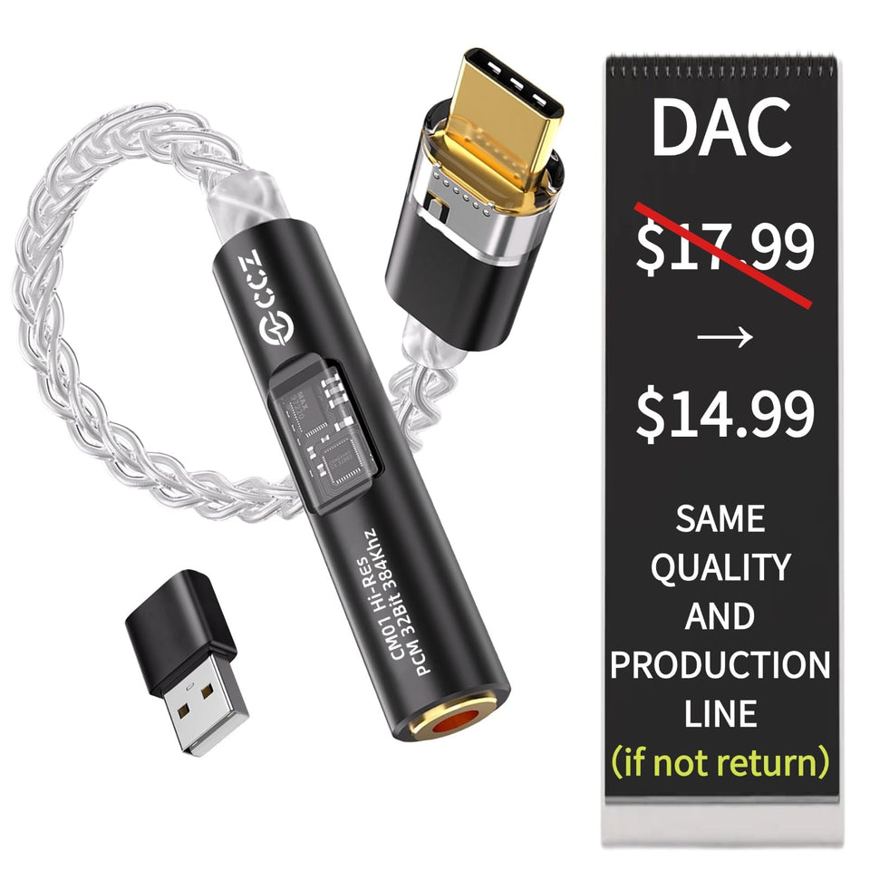 KB EAR USB C DAC with amplifier, front view, enhanced clarity.