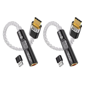 KB EAR USB-C DAC plug-and-play design for easy setup.