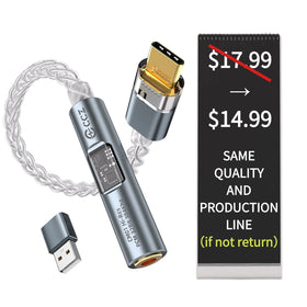 KB EAR USB-C DAC compact dongle for on-the-go listening with clearer audio.