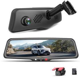 KBD OEM rearview dash cam front 2K camera delivers sharp road details.
