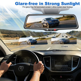 KBD IP68 rear camera withstands rain for reliable daily recording.