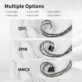 H HIFIHEAR KBEAR cable in a commuter setup illustrating on-the-go use