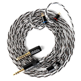 KBEAR P34 2-pin cable with interchangeable plug for universal compatibility across many IEMs.