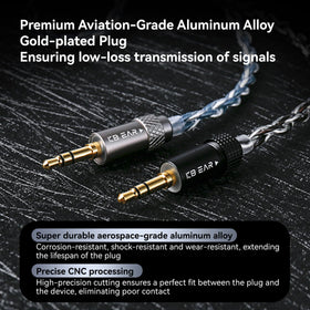 KBEAR P34 aluminum plug resists wear for long-term reliability.