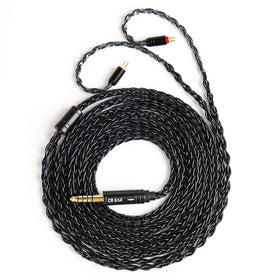 KBEAR ST12 Plus 2m IEM cable close-up for extended wired listening sessions