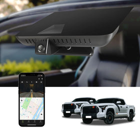 KBSYNT 4K dash cam in OEM-style housing for Toyota Tundra and Sequoia.