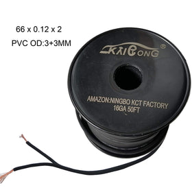 KCT cable terminated with banana plug attached to speaker post for secure connection