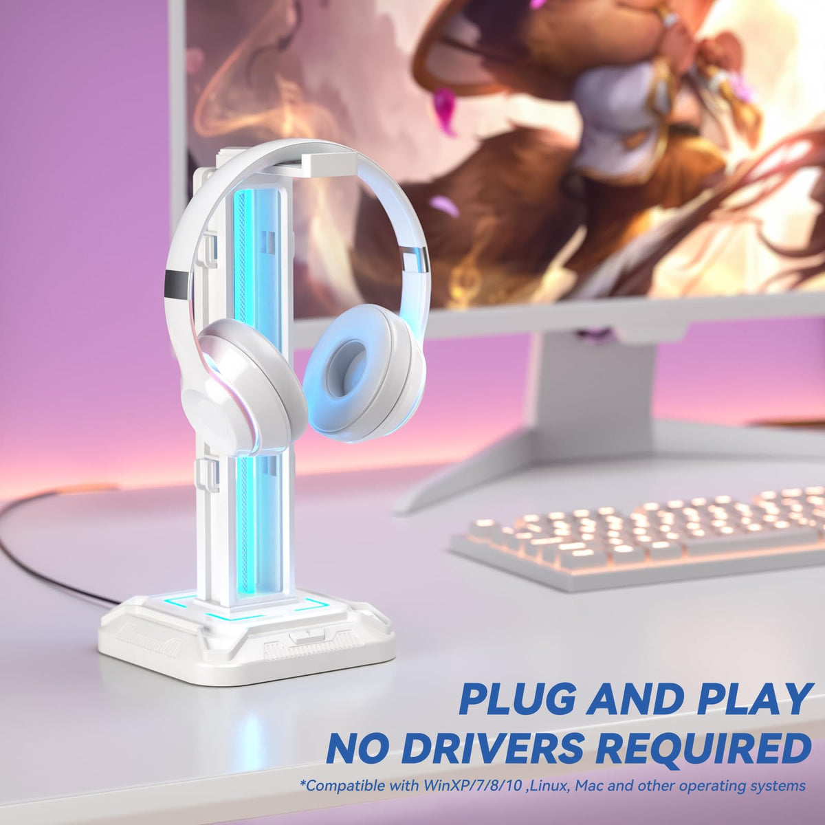 KDD detachable controller hook keeps controllers within reach and organized