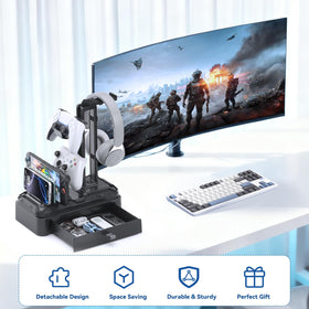 KDD Multi-function Organizer keeps headphones, controllers, and devices organized