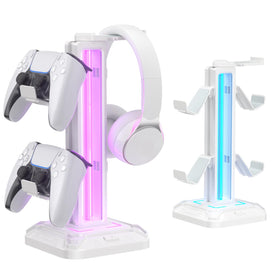 KDD RGB headset stand with 9 light modes for customizable ambience