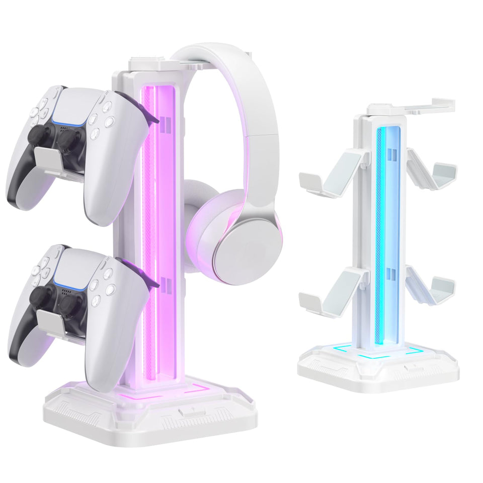 KDD RGB headset stand with 9 light modes for customizable ambience