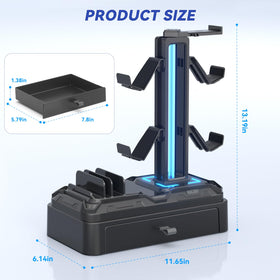 KDD size comparison with headset and tablet to illustrate scale