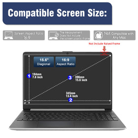 KEANBOLL 15.6-inch diagonal compatibility for 16:9 laptops shown