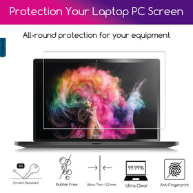 Bubble-free installation with KEANBOLL screen protector on a laptop