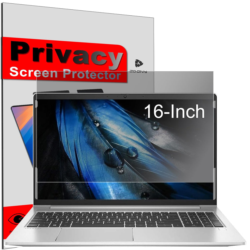 KEANBOLL front view of privacy filter showing clean fit and protection