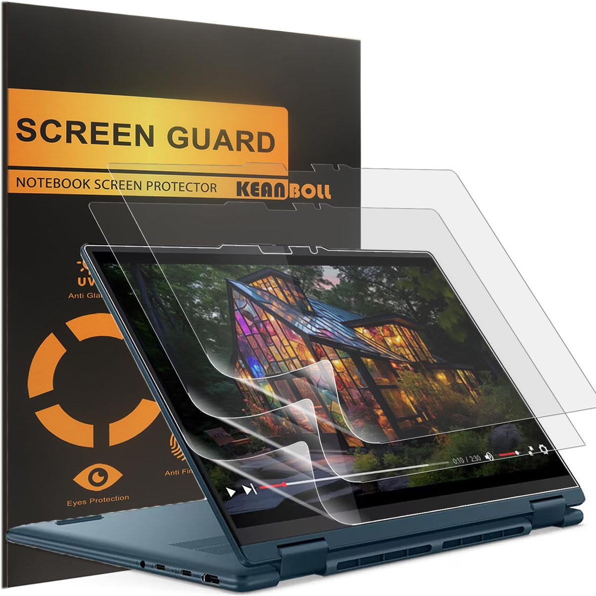 KEANBOLL Lenovo IdeaPad 5 2-in-1 16 inch screen protector with anti glare finish.
