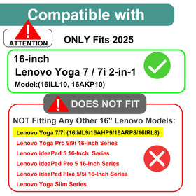 KEANBOLL Lenovo Yoga 7i 16-inch matte screen protector edge fit