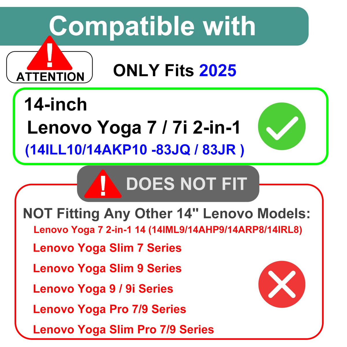 KEANBOLL Lenovo Yoga 7i 14-inch matte screen protector reduces reflections for clearer viewing.