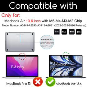 KEANBOLL ultra-clear glass provides crystal clarity for MacBook Air.