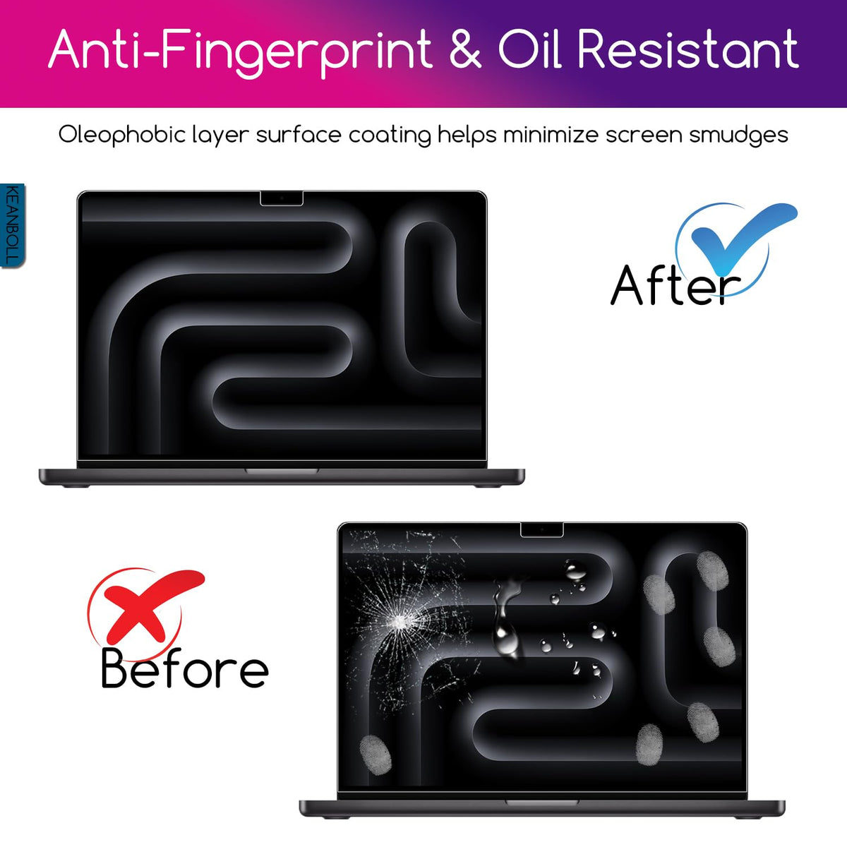 KEANBOLL MacBook Pro 16 scratch-resistant surface endures daily wear.