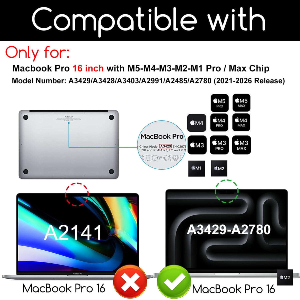 KEANBOLL MacBook Pro 16 ultra-clear display with crystal transparency.