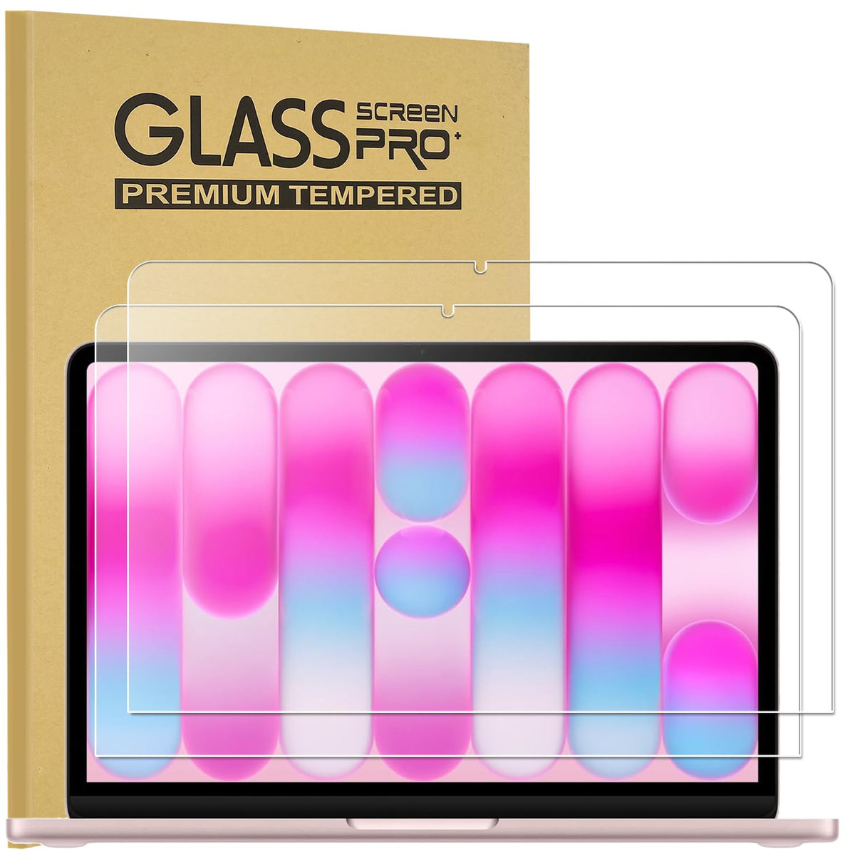 KEANBOLL Neo 13 screen protector on MacBook Neo 13 delivers crystal clarity and touch accuracy.