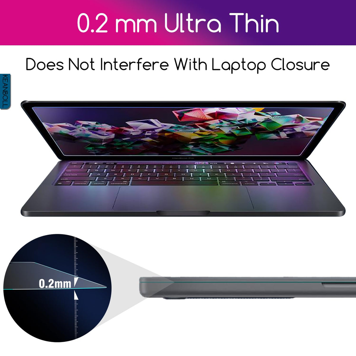 Keanboll OmniBook Ultra 14 9H hardness offers durable scratch protection.