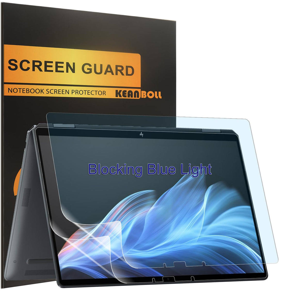 KEANBOLL OmniBook Ultra 14 front view matte protector reduces glare for clearer viewing.
