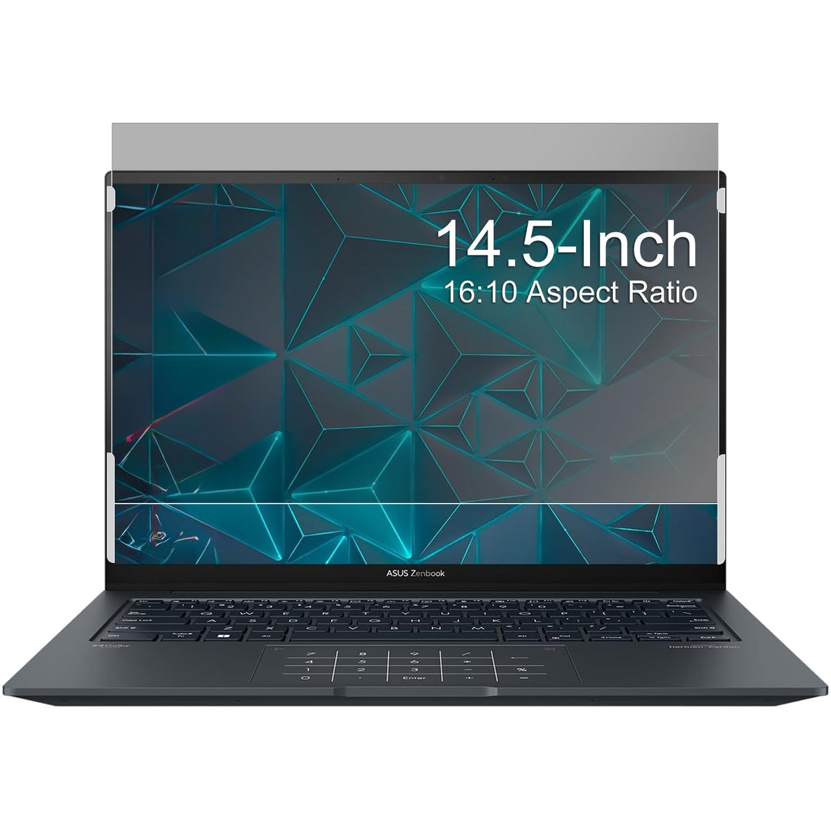 KEANBOLL 14.5-inch privacy screen with secure adhesive, simple install