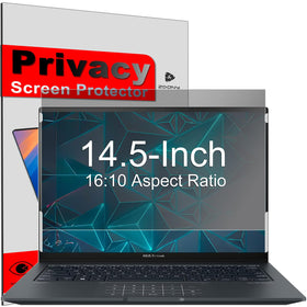 KEANBOLL privacy screen for Lenovo 14.5-inch, front view, blocks side glare for secure viewing