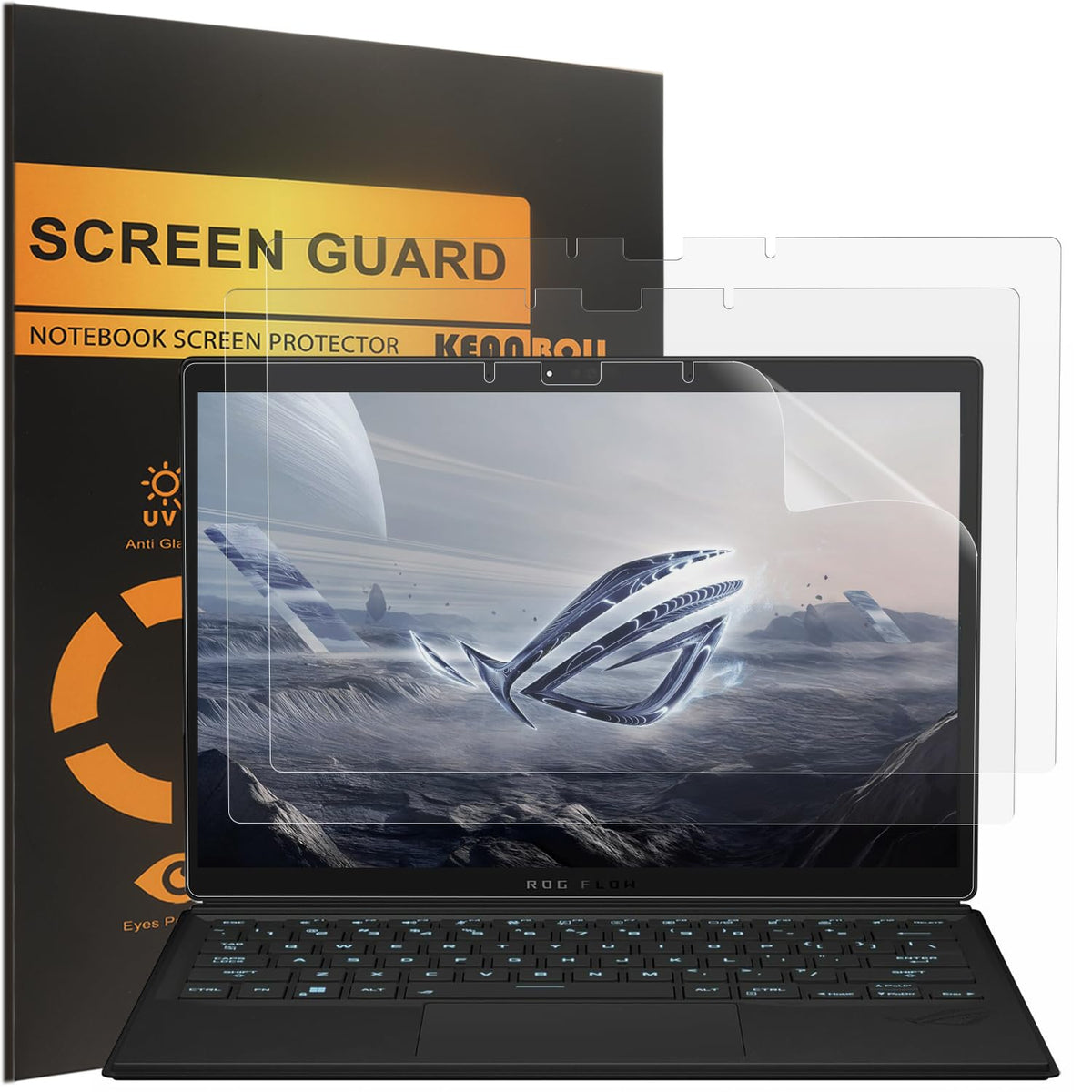 KEANBOLL ROG Flow Z13 protector anti-glare close-up reduces reflections