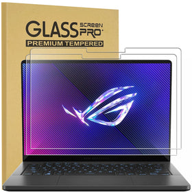 KEANBOLL tempered glass screen protector for ASUS ROG Zephyrus G14 front view with crystal clarity