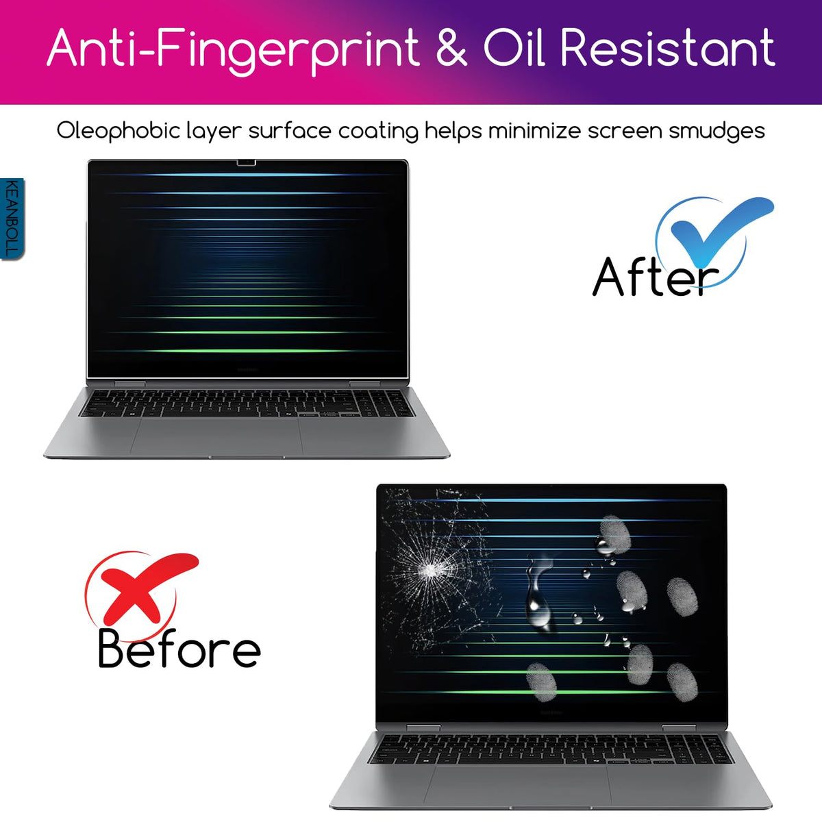 KEANBOLL ultra-clear glass preserves colors and brightness on Book5 Pro 360