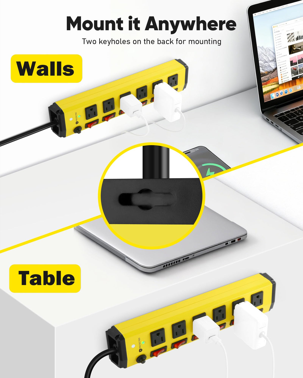 KeBen metal housing texture illustrating durable construction and heat resistance
