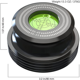 Kedok stabilizer with bubble level for precise speed checks.