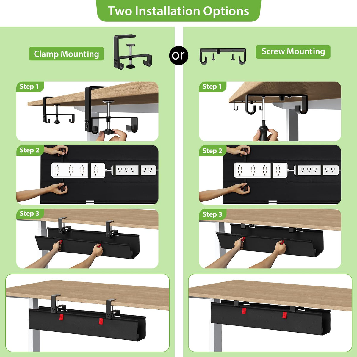 KEEGH rubber pad under clamp protecting desk finish and preventing scratches benefit