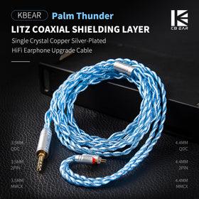 keephifi KBEAR 7030 recessed 2-pin closeup showing precise fit for compatible IEMs