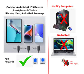 KEEMIKA Type-C cable with Lightning and Micro-USB adapters for wide device compatibility