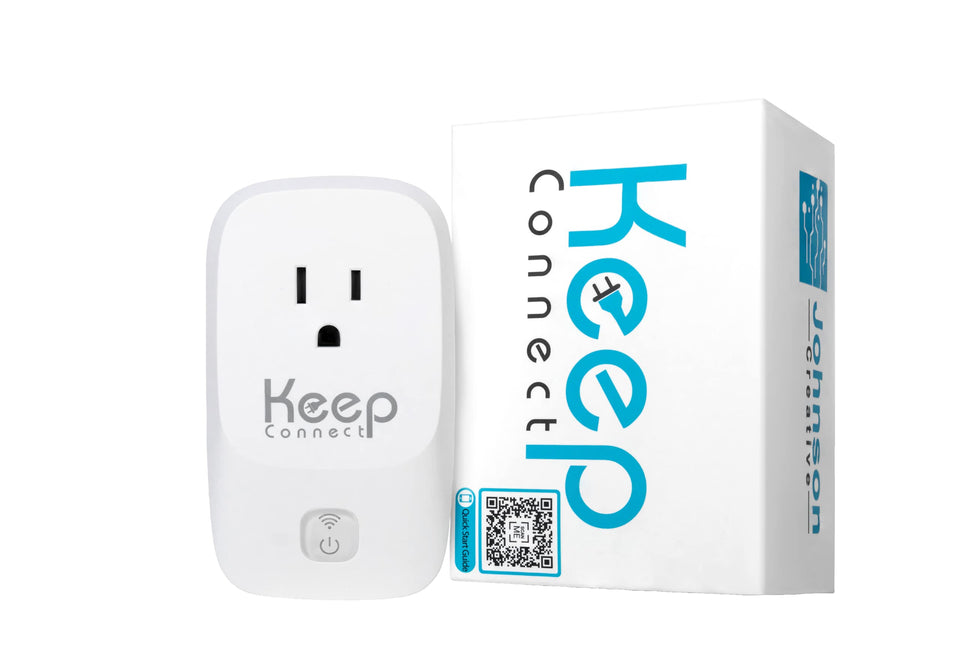 Keep Connect MAX Router Rebooter front view; automated restarts enhance internet stability.