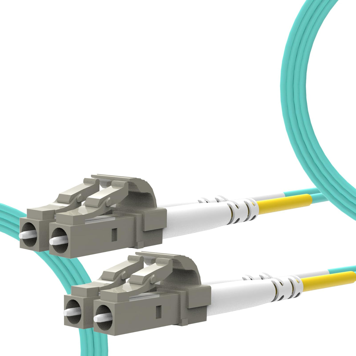KeepFly patch cable shows 7.5mm bend radius for flexible routing in tight cabinets