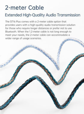 Keephifi 16-strand silver-plated wire detail enhances high-frequency clarity.