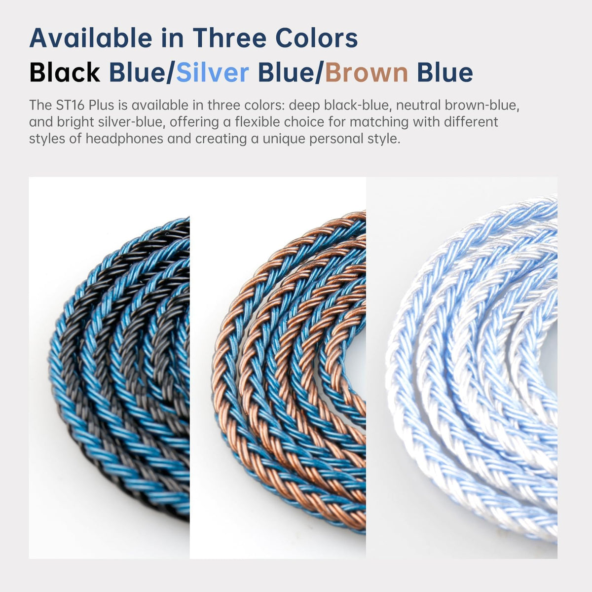 Keephifi color variety for DIY HiFi cables enabling personalized setups.
