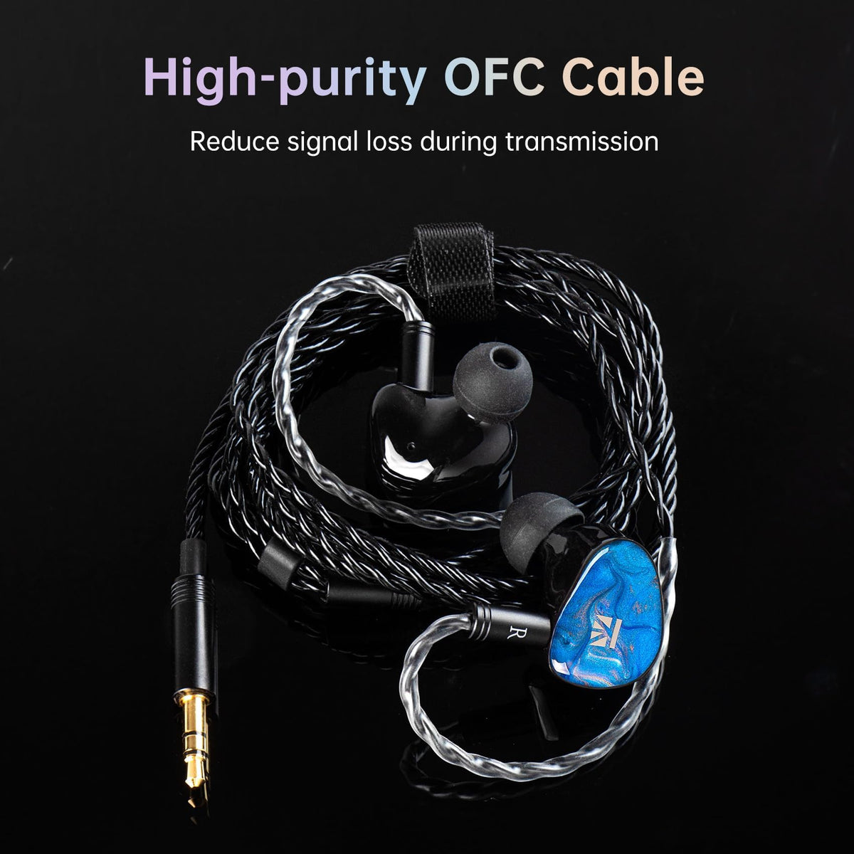 keephifi KBEAR KB02 detachable 0.78mm 2-pin cable connector for easy replacement
