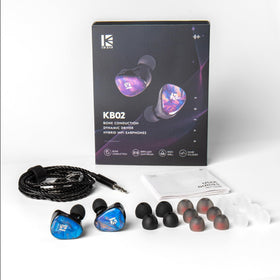 keephifi KBEAR KB02 three color resin variants displayed for style choice