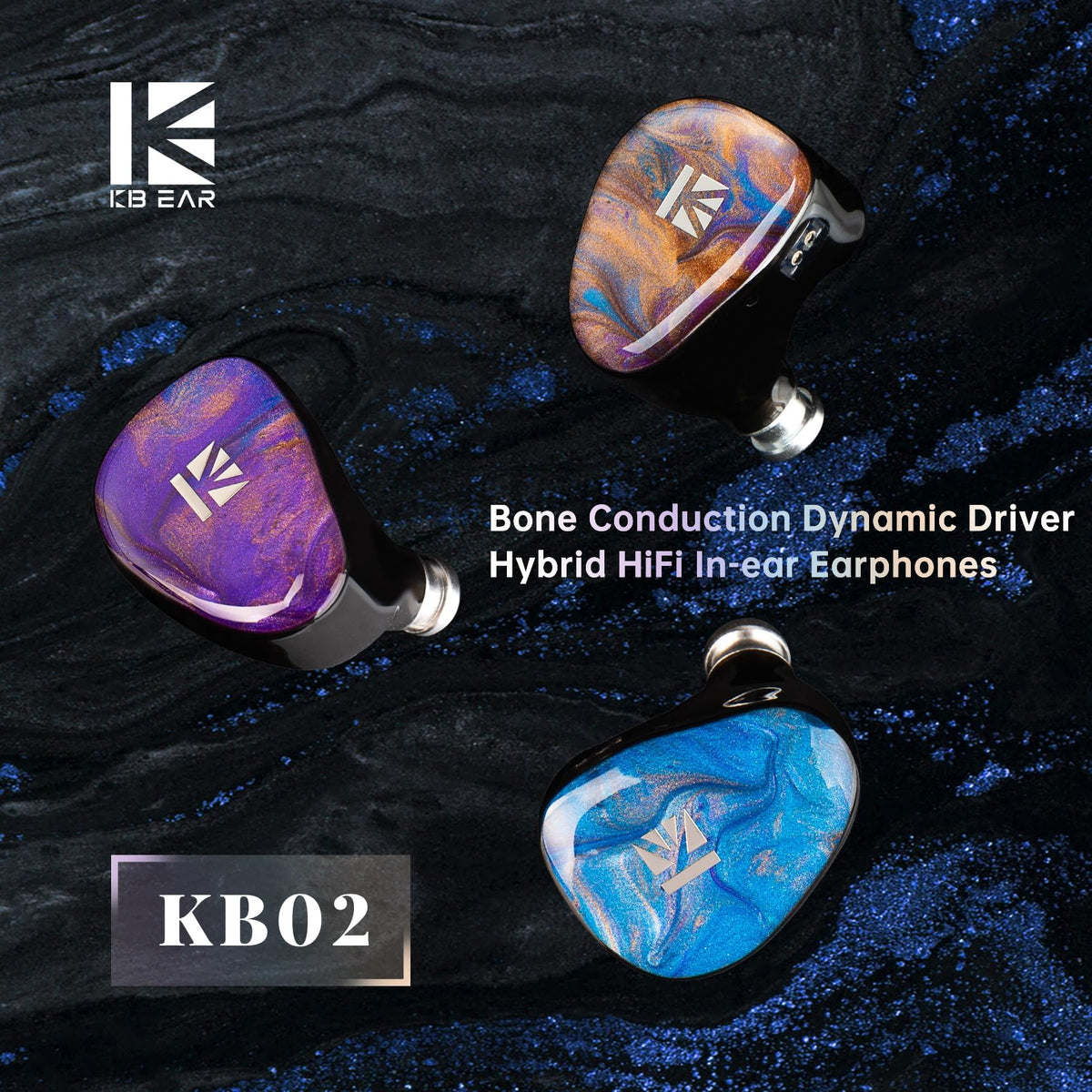 keephifi KBEAR KB02 next to a coin for scale showing compact in-ear size